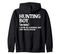Hunting Boy Definition same as a normal boy just much cooler Sudadera con Capucha