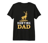 Hunting Dad Deer Hunters Hunt Hunter Life Adventure Nature Camiseta Premium