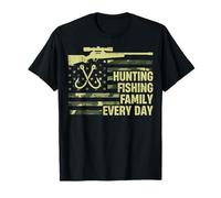 Hunting Deer Fishing American Patriotic USA Pride Camiseta