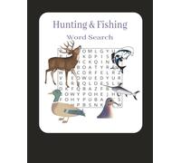 Hunting & Fishing Word Search Book: Large Print Puzzle Book for Anglers, Hunters