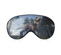 Hunting Grounds Tyrannosaurus Rex - Antifaz para dormir con correa ajustable, cómoda y suave, ayuda para dormir, antifaz que bloquea la luz
