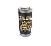 Hunting Is Not Sport Hunter Life Adventure Nature Lover Vaso térmico de acero inoxidable de doble pared