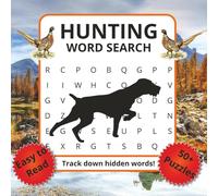 Hunting Word Search: Hunting Word Search Puzzle fun for all ages | 8.5x8.5 inches 110 pages | Great gift for hunter, holiday, fathers day | relaxation