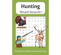 Hunting Word Search Puzzle Book: 6x9 inches | 110 pages | 50+ Puzzles