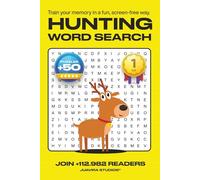 Hunting Word Search Puzzle Book: Easy-to-Read Large Print Puzzles about Hunting Gear, Wildlife, Rifles, Seasons and More | 6×9 Inches, 110 Pages, 50+ Brain-Boosting Puzzles
