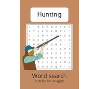 Hunting Word Search Puzzle Book: Word Searches with Easy to Read Print about Hunting, Fishing, Wildlife and More | 6x9 inches, 110 Pages | 50+ Puzzles ... Gifts for Vacations, Holidays, and Downtime
