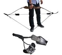 Huntingdoor Tensor de arco para arco de recurvo, arco largo, tiro con arco de piel, cuerda tensora, ayuda de tensión