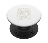 Huntington Beach California Surfing Paradise Estados Unidos PopSockets PopGrip Adhesivo