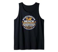 Huntington Beach Longboard Surf Club CA Surfista Camiseta sin Mangas