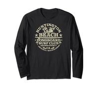 Huntington Beach Longboard Surf Club CA Surfista Manga Larga