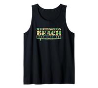 Huntington Beach Surf City USA Retro Style Camiseta sin Mangas