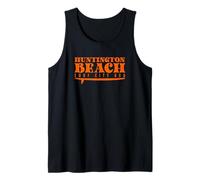Huntington Beach Surf City USA Retro Style Camiseta sin Mangas