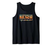 Huntington Beach Surf City USA Retro Style Camiseta sin Mangas