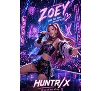 HUNTR/X Neon Squad Notebook: 110 Pages Grid Journal for K-Pop Fans, Neon Aesthetic Lovers & Future Icons