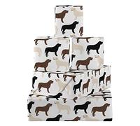Hunts England - 5 hojas de papel de regalo divertido de cumpleaños de perro labrador para hombres/mujeres - Incluye 5 etiquetas de regalo - Papel de regalo plegado - Colección icónica - Para hijo,