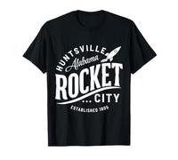 Huntsville Alabama Rocket City 1805 - Recuerdo de Viaje Vintage Camiseta