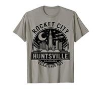 Huntsville Alabama Rocket City 1805 - Recuerdo de viaje vintage Camiseta