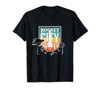 Huntsville Rocket City Alabama Space Moon Retro Aerospace Camiseta