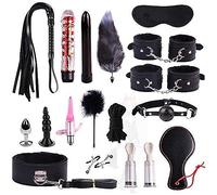 HUNTVE 17 pcs/Pack Šex Ạadult Boňdàgé Kit Pareja Juguetes Deportivos (Negro)