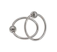 HUNTVE 30mm Anillo de Acero Inoxidable para Mejorar el Encanto Masculino, Paquete de 2