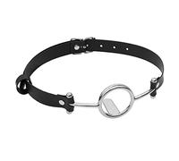 HUNTVE Anillo Chupete de Acero Inoxidable, Abrebocas para Principiantes Pareja(Plata)