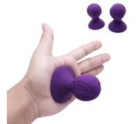 HUNTVE Body Safe Ventosa, masajeador para Mujeres, silenciador de vacío (púrpura)