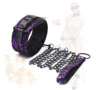 HUNTVE Cuero Punk Rock Gothic Gargantilla collar de cadena ajustable con correa desmontable para las mujeres