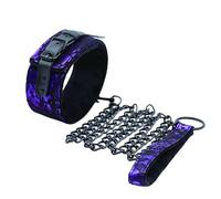 HUNTVE Cuero Punk Rock Gothic Gargantilla collar de cadena ajustable con correa desmontable para las mujeres