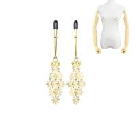 HUNTVE Nuevo Clip de retención de Metal Estilo Copo de Nieve de Colores (Adulto)