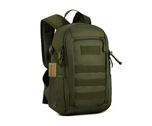 HUNTVP 12L Mini Mochila Militar Mochila Táctica Mochila Hombre Molle Escolar Bolsa Bandolera para Niños Hombre Mujer Caza Camping Senderismo,12L-Verde