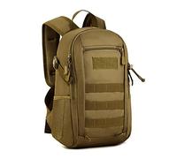 HUNTVP 20L Mochila de Asalto Militar Táctical Molle Bolsa Bandolera para Senderismo Caza Camping - Color Marrón
