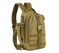 HUNTVP 2in1 Mochila Táctical Mochila de Hombro Mochila de Bandolera Mochila de Pecho Estilo Militar Bolsa Hombre Riñoneras Mochilas Cruzadas Bolso Impermeable