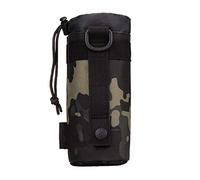 HUNTVP - Bolsa de Botella de Agua táctica, Bolsillos de Mochila de Senderismo Militar, para Camping, Senderismo, Deporte, Ciclismo, Escalada, Fitness, Viajes, 550 ml, Camuflaje