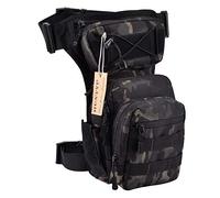 Huntvp Bolsa de Pierna Bolsa Táctical Militar Impermeable para Correr Senderismo Ciclismo Camping Caza, Tipo 2-Camuflaje