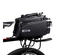 HUNTVP Bolsa para Maletero de Bicicleta, Bolsa de sillín de Bicicleta, Bolsa de Asiento Trasero, Bolsa de Transporte para Bicicleta, Bolsa de Transporte para Bicicleta, Bolsa de Hombro, Bolsa de