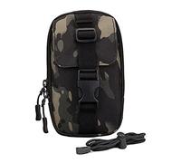 HUNTVP Bolsa Táctica Cinturón Tool Pouch Impermeable Mochila de Hombro Molle Riñonera Militar Múltiple Función para 5.5" Teléfono móvil Caza Correr Senderismo Ciclismo Camping, Camo