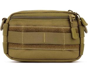 HUNTVP Bolsa Táctical Bolsa de Hombro Mochila de Bandolera Estilo Militar Riñoneras de Múltiple Función Mochila Ejércita Bolso Impermeable, Marrón