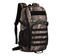 Huntvp Militar Molle Mochila de caza Mochila táctica Mochila de asalto Paquete de mochila escolar para estudiantes 25L, Camo, Mochilas de viaje