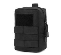 Huntvp Mini táctica Bolsa MOLLE Pouch Militar Bolsillo Riñonera Hombre Mochila Táctical para Caza Ciclismo Camping Senderismo, Tipo-3 Negro