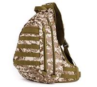 Huntvp Mochila de Bandolera Mochila de Hombro Mochila de Asalto Estilo Táctical Militar Múltiple Función Impermeable para Correr Senderismo Ciclismo Camping Caza