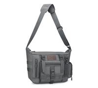 HUNTVP Mochila de Hombro Militar Mochila de Bandolera Táctical Pecho Bolso de Múltiple Función Impermeable (Gris)