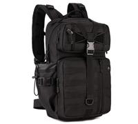 HUNTVP Mochila Militar 30L Tactica Mochila Hombre Molle Impermeable para Caza Viajar Las Actividades Aire Libre Senderismo, 30L-negro