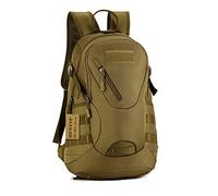 Huntvp MOLLE - Mochila militar con equipo táctico de asalto para estudiantes, mochila escolar de 20 litros para caza, camping, senderismo, viajes, Marrón Coyote