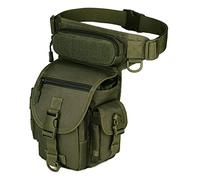 Huntvp Pernera Moto Militar Bolsa Pierna Moto Impermeable Riñoneras Hombre para Caza Correr Ciclismo Camping Senderismo, Tipo 1-Verde