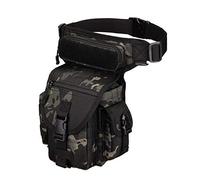Huntvp Pernera Moto Militar Bolsa Pierna Moto Impermeable Riñoneras Hombre para Caza Correr Ciclismo Camping Senderismo, Tipo 1-Camuflaje