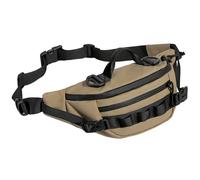 Huntvp Riñonera militar táctica resistente al agua para senderismo, escalada, Caqui, Riñonera cruzada resistente al agua