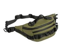 Huntvp Riñonera militar táctica resistente al agua para senderismo, escalada, Verde militar, 14.96 x 3.54 x 6.3 inches, Riñonera cruzada resistente al agua
