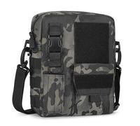 HUNTVP Táctical Mochila de Bandolera Bolsa de Hombro del Mensajero Bolsa de la llave Impermeable para Correr Senderismo Ciclismo Camping Caza (camouflage)