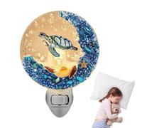 HUNYA Enchufe de luz Nocturna del océano - Lindas Luces nocturnas Vintage - Luz náutica del mar del océano, Luces nocturnas Lindas Vintage Que se enchufan en la Pared, Luces nocturnas Vintage