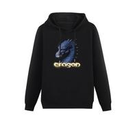 HUO BAO NIU ROU Eragon Christopher Paolini Book Saga Inspired Dragons Men's Pullover Hoodies Unisex Cotton Hip Hop Print Sweatshirts Black XXL